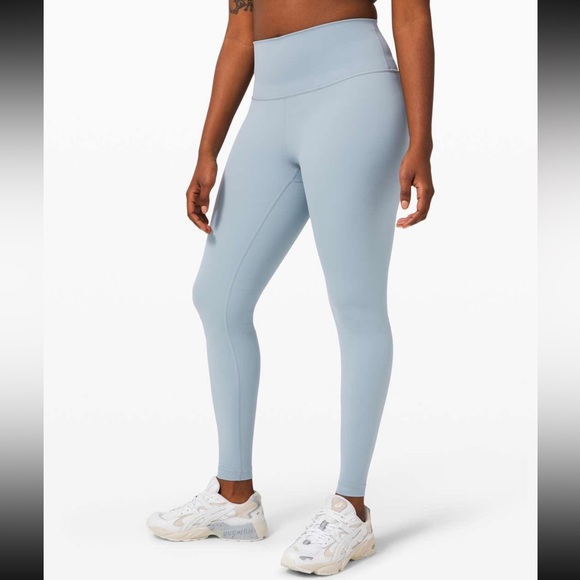 NWT Lululemon Wunder Under 28” Leggings Size 10 Chambray - Picture 1 of 4